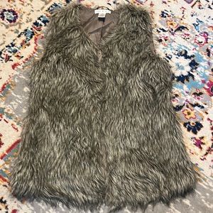 Faux Fur Vest 🤎